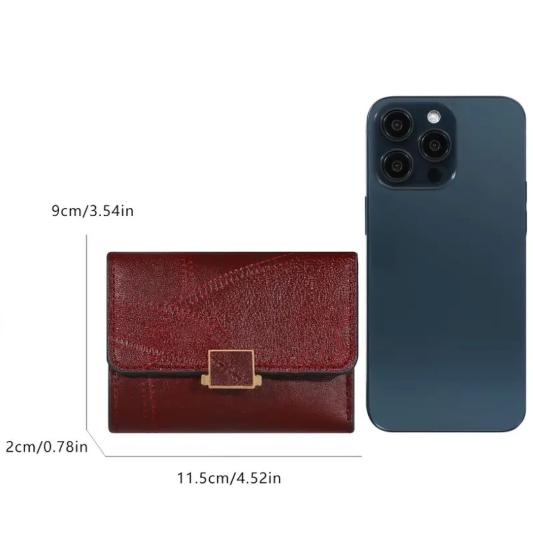 Vesper Burgundy Wallet