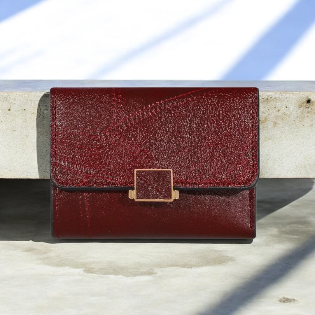 Vesper Burgundy Wallet