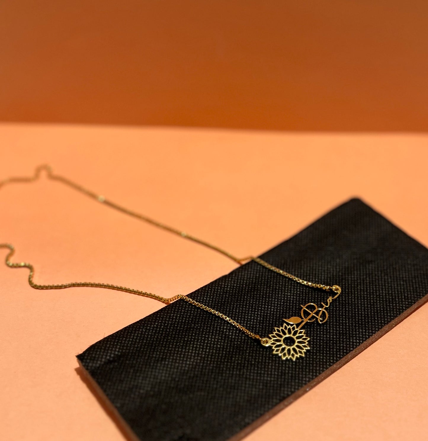 Sunflower Charm Pendant