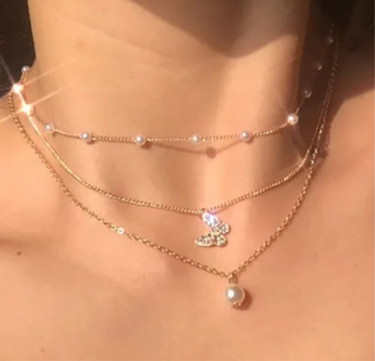Pearls Paired Pendants