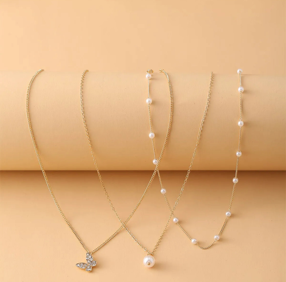 Pearls Paired Pendants