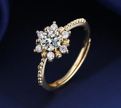 Gold Flower Ring