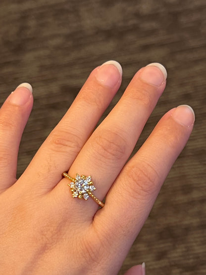 Gold Flower Ring