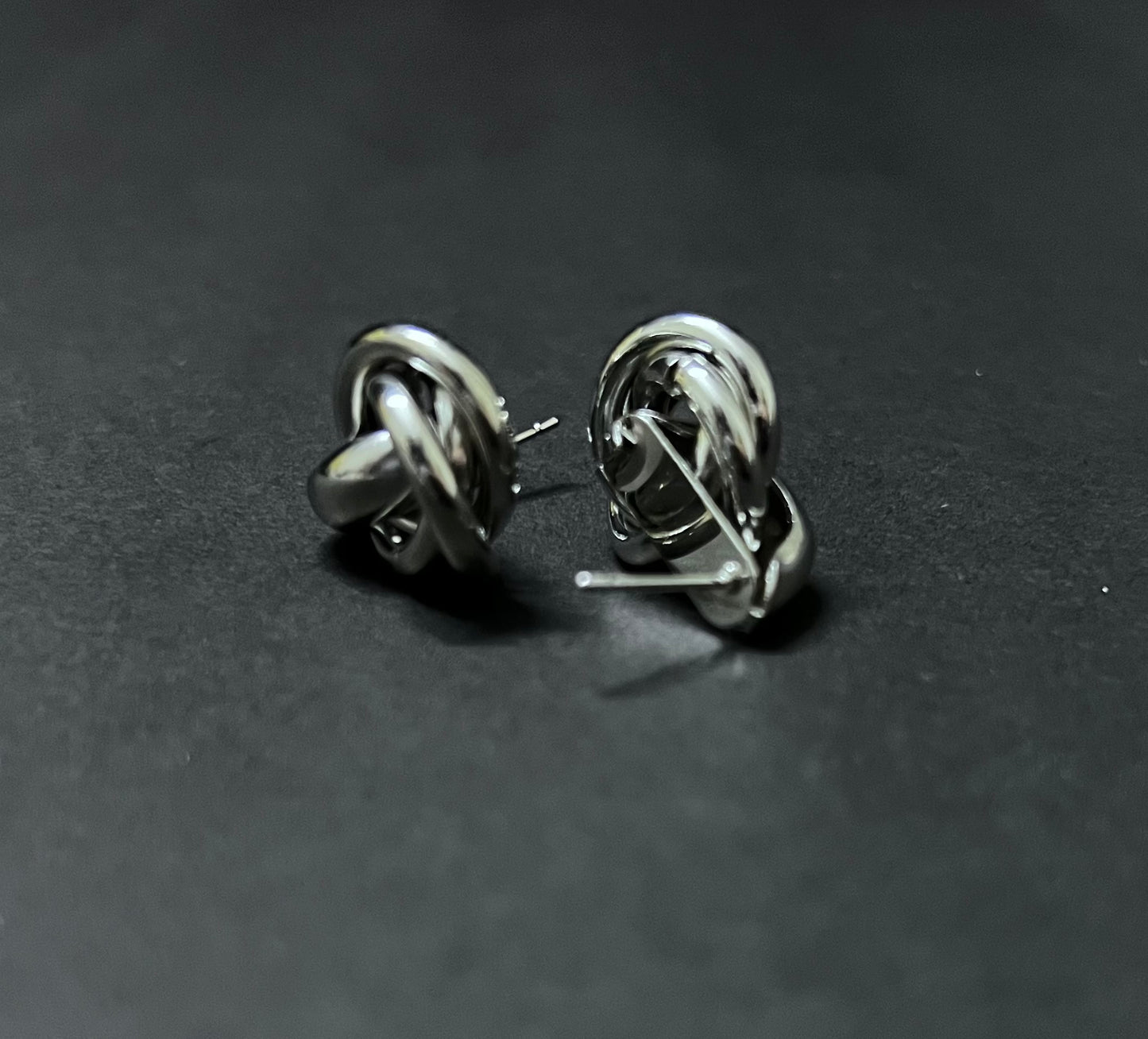 Silver Interlooped Earrings
