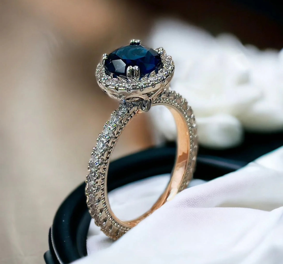 Blue Luxe Ring