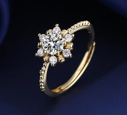 Gold Flower Ring