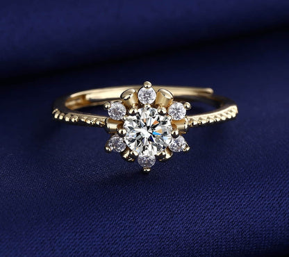 Gold Flower Ring