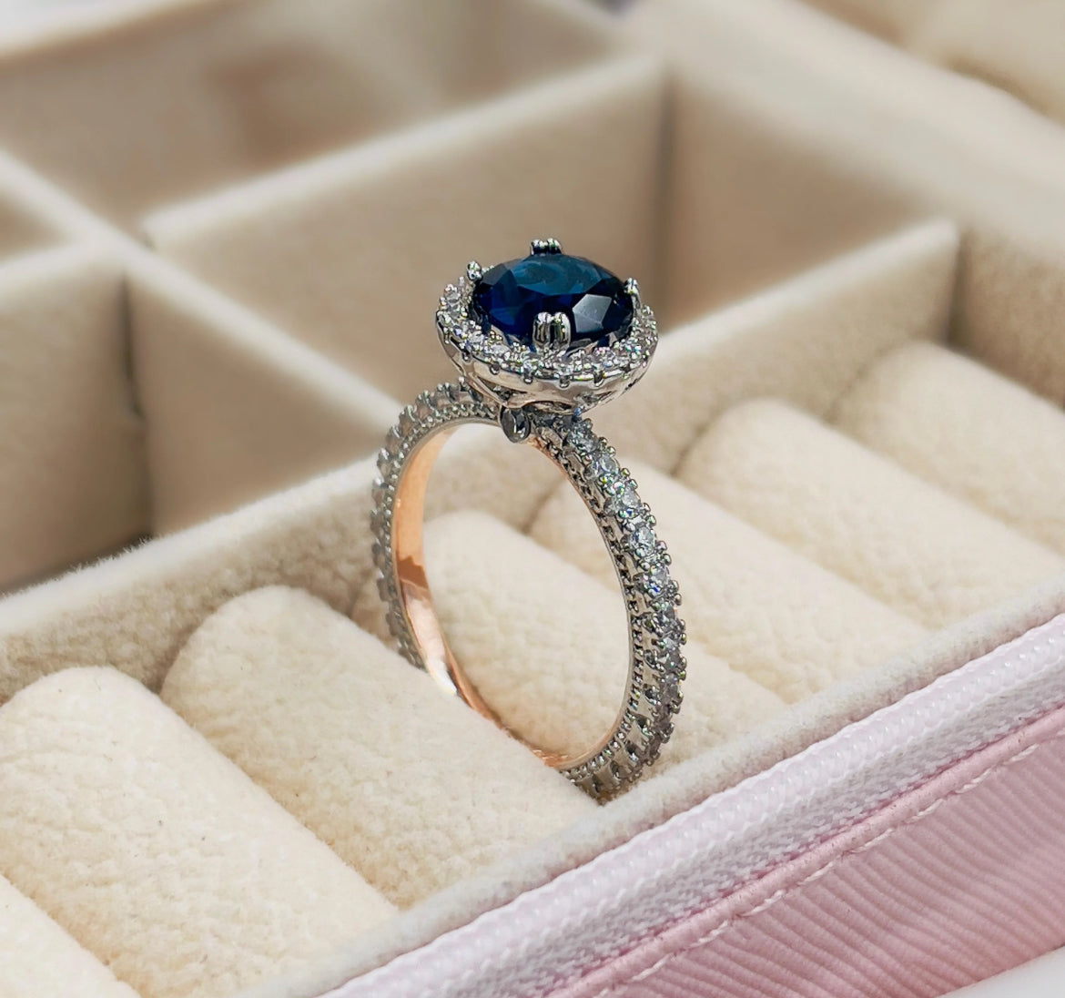 Blue Luxe Ring