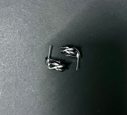Silver Interlooped Earrings