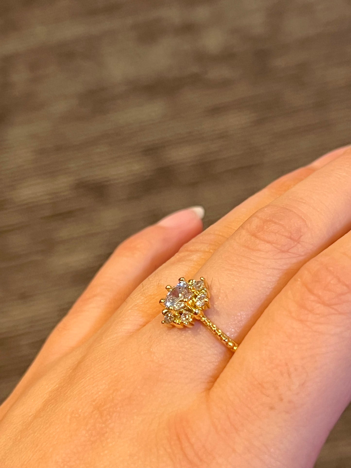 Gold Flower Ring