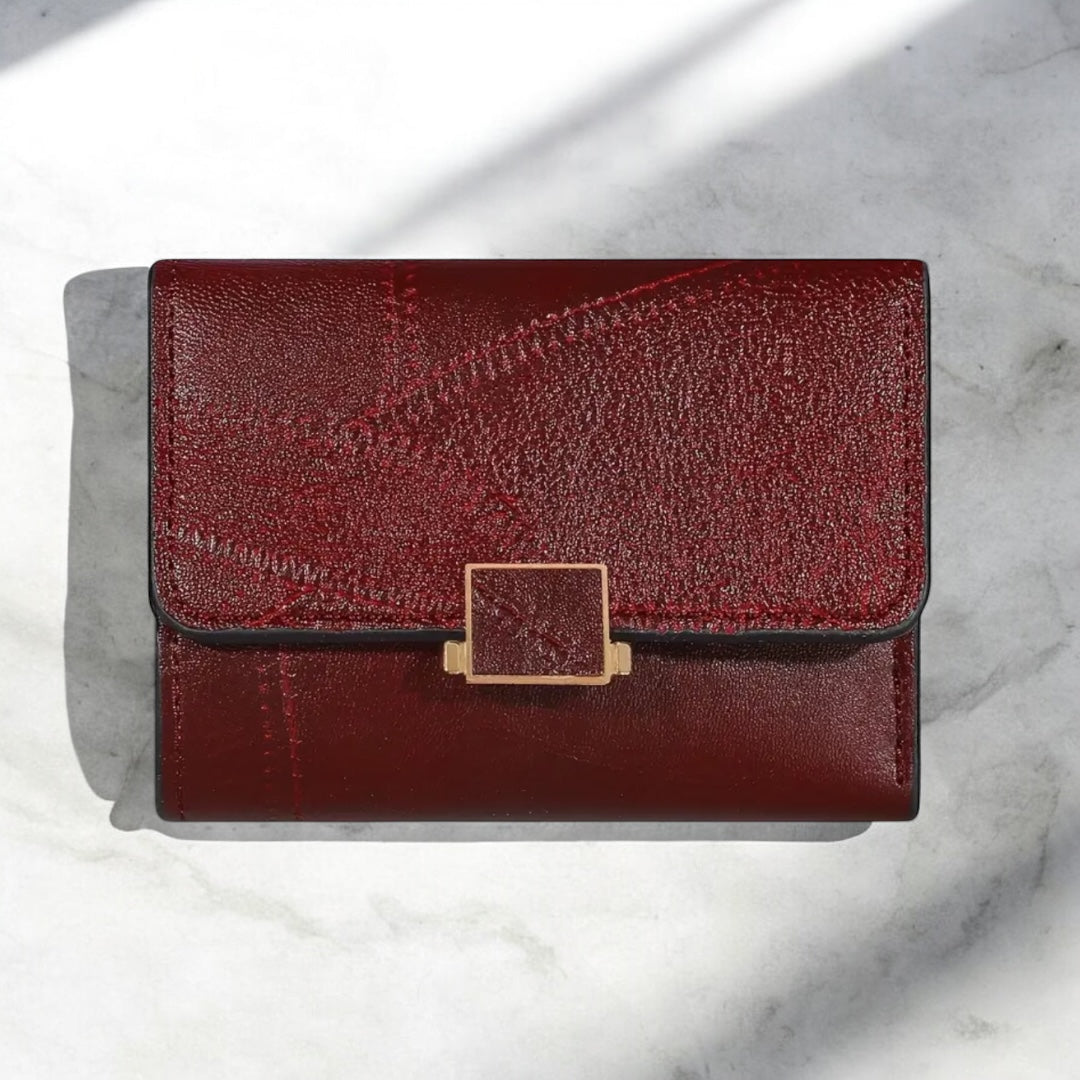 Vesper Burgundy Wallet