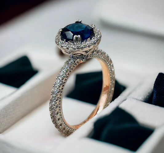 Blue Luxe Ring