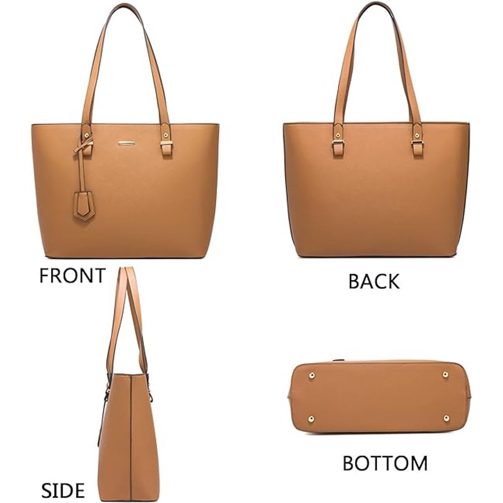 Echo Brown - Tote bag with a complementary makeup pouch