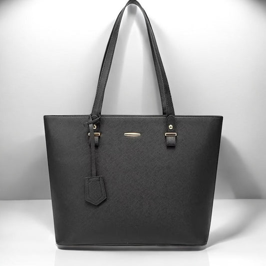 Echo Black - Tote bag with a complementary makeup pouch