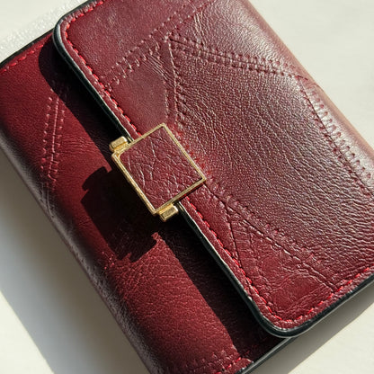 Vesper Burgundy Wallet