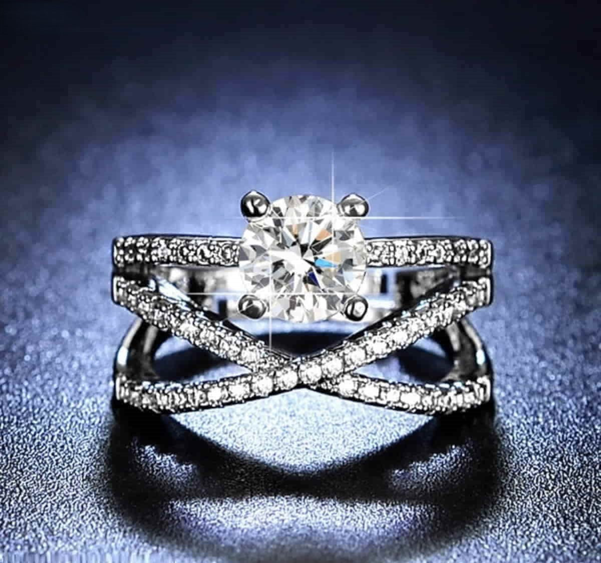 Infinity Layered Engagement Ring