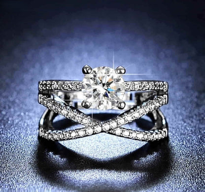 Infinity Layered Engagement Ring