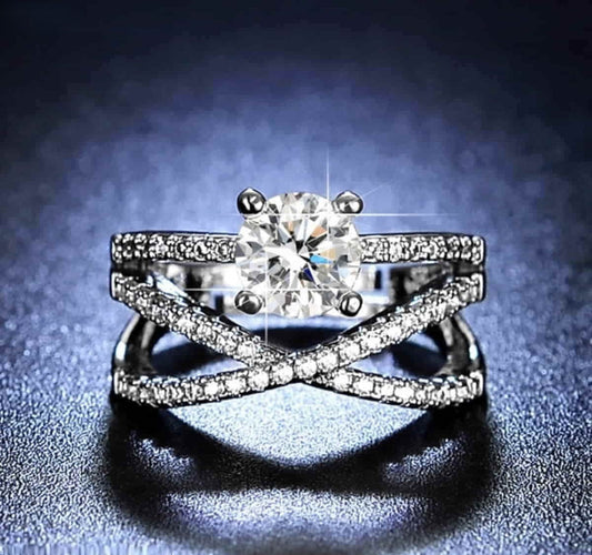 Infinity Layered Engagement Ring