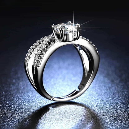 Infinity Layered Engagement Ring