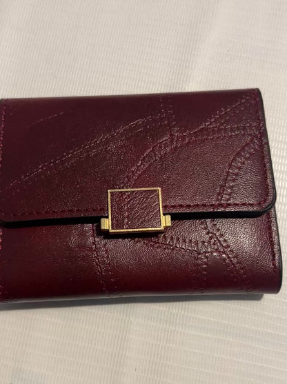 Vesper Burgundy Wallet